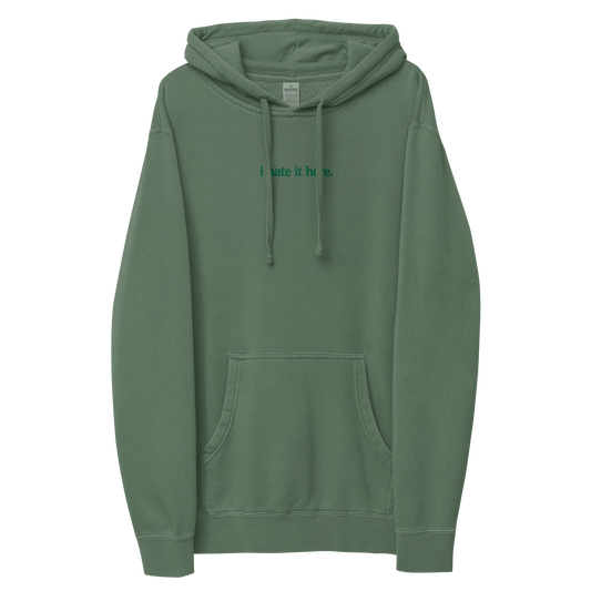 Statement Hoodie - Alpine Green