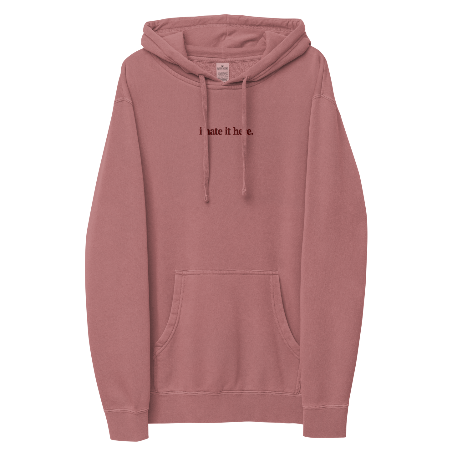 Statement Hoodie - Maroon