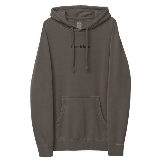 Statement Hoodie - Washed Black